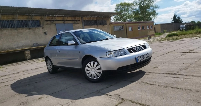 Audi A3 cena 4900 przebieg: 257408, rok produkcji 2000 z Miłakowo małe 704